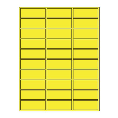 Custom Adhesive Sheet Labels (30) - 2.625" x 1"